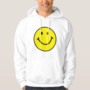 Bright Yellow Happy Smile Face Hoodie