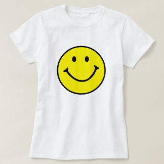 Bright Yellow Happy Smiling Face  T-Shirt