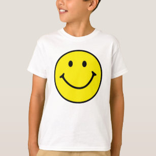 Bright Yellow Happy Smiling Face  T-Shirt