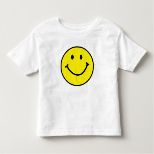 Bright Yellow Happy Smiling Face  Toddler T-Shirt
