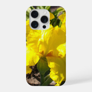 Bright Yellow Iris, iPhone 15 Pro Case