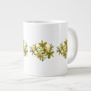 Bright Yellow Lilies Large Coffee Mug