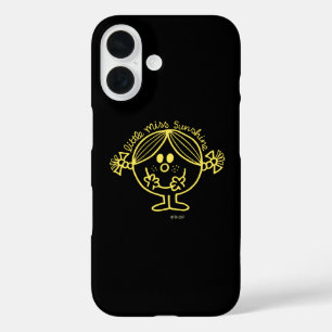 Bright Yellow Little Miss Sunshine iPhone 16 Case
