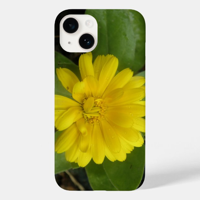 Bright Yellow Marigold Case-Mate iPhone Case (Back)