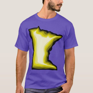Bright Yellow Minnesota Oversized T-Shirt