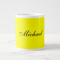 Bright Yellow Plain Elegant Professional Modern