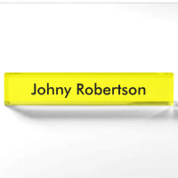 Bright Yellow Plain Elegant Professional Modern