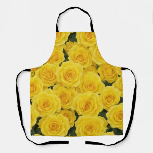 Bright Yellow Rose Apron