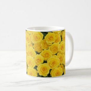 Bright Yellow Rose Coffee Mug