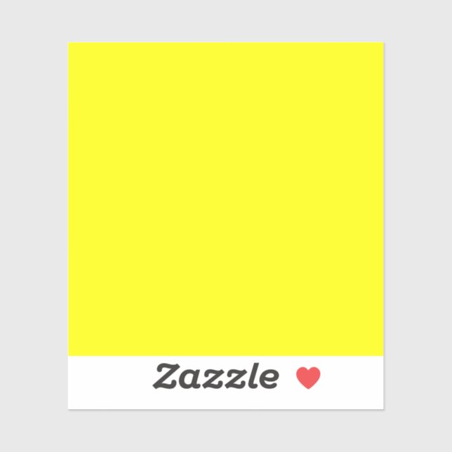 Bright yellow (solid colour)  (Sheet)