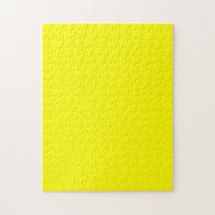 Bright yellow (solid colour)  jigsaw puzzle