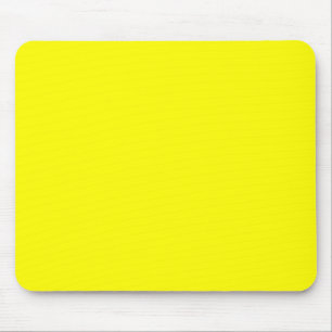 Bright yellow (solid colour) mouse pad