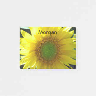 Bright Yellow Sunflower Post-it Notes