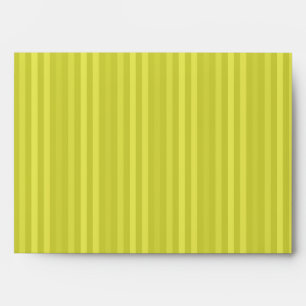 Bright Yellow Vertical Stripes Envelopes
