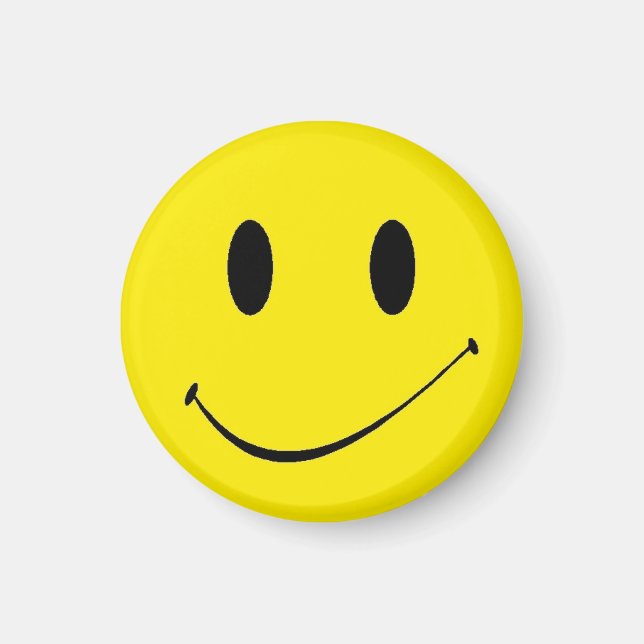 Brighten Your Day ~ Vintage Retro Face Magnet (Front)