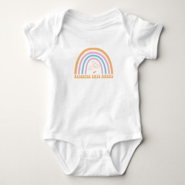 Brighter Days Ahead Baby Bodysuit (Front)