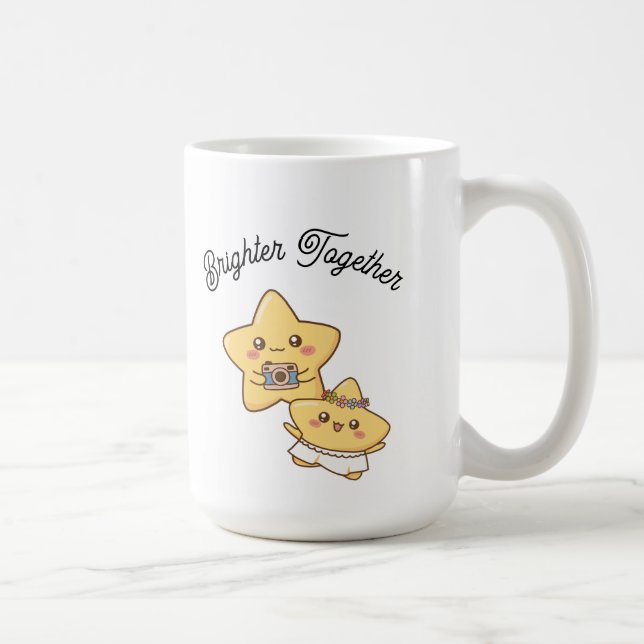 Brighter Together – Cute Couple Mug Gift (Right)