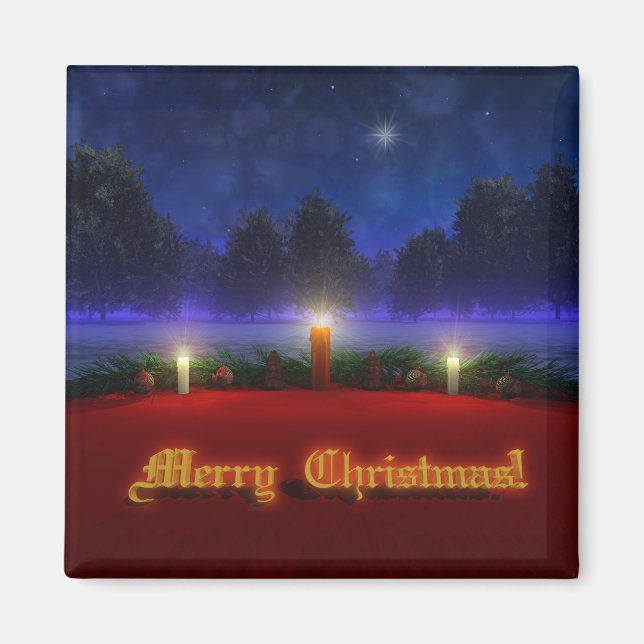 Brighter Visions Christmas Magnet (Front)