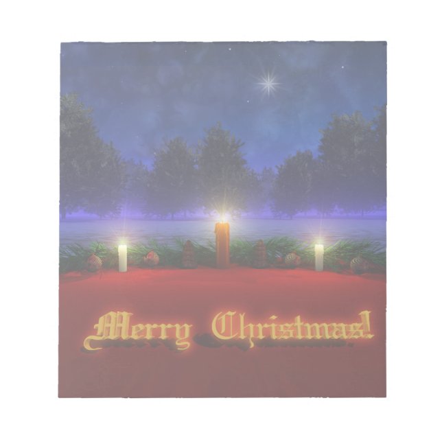 Brighter Visions Christmas Notepad (Front)