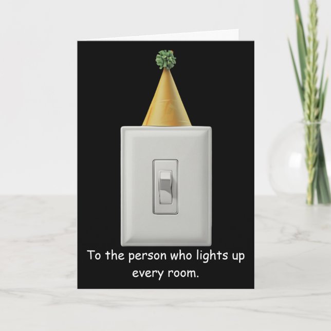 Brightest Birthday Card (Front)