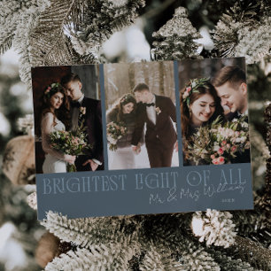 Brightest Light Of All Slate Wedding Announcement