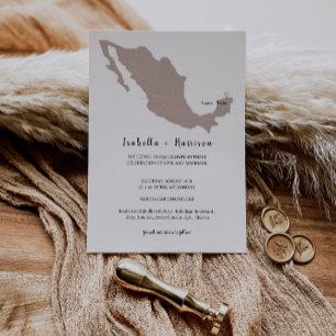 BRIGHTEST Mexico Wedding Invitation