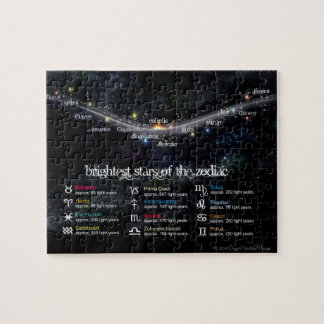 Brightest Stars of the Zodiac Puzzle