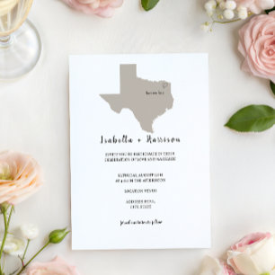 BRIGHTEST TEXAS Wedding Invitation