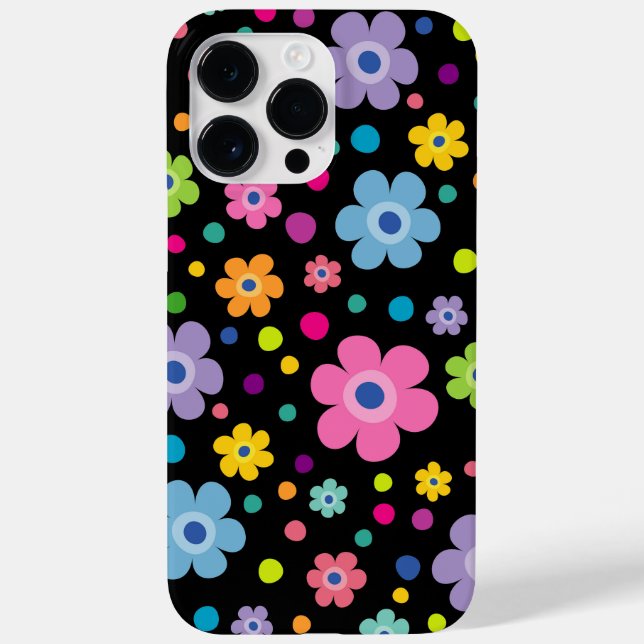 BRIGHTLY COLORED DAISY FLOWERS Case-Mate iPhone CASE (Back)
