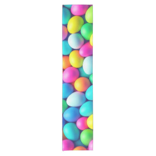 Brightly colored Easter Egg/Spring  Short Table Runner