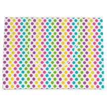 BRIGHTLY COLORED EASTER POLKA DOTS