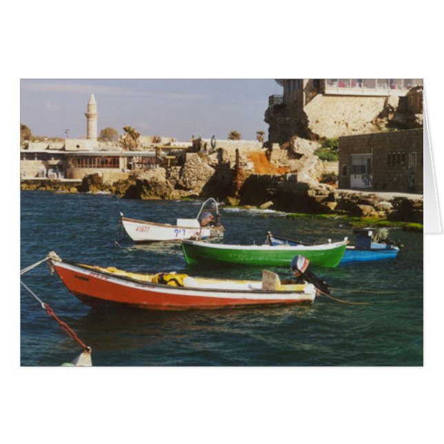 Brightly Coloured Boats (Front Horizontal)