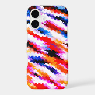 Brightly Coloured Crazy Colourful Abstract Pattern