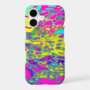 Brightly Coloured Crazy Colourful Abstract Pattern