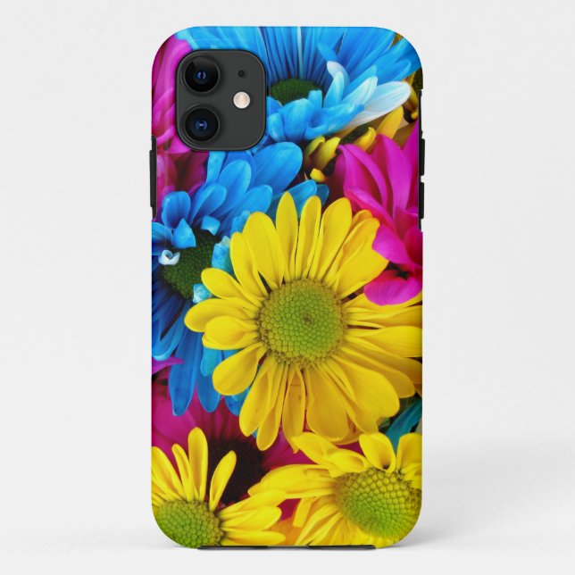 Brightly Coloured Daisies Case-Mate iPhone Case (Back)