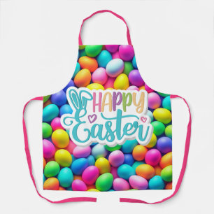 Brightly coloured Easter Egg/Spring Apron