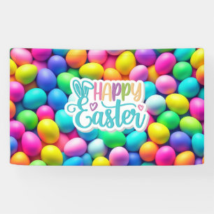 Brightly coloured Easter Egg/Spring  Banner