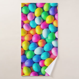 Brightly coloured Easter Egg/Spring Bath Towel