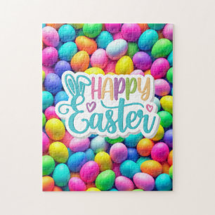 Brightly coloured Easter Egg/Spring  Jigsaw Puzzle
