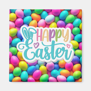 Brightly coloured Easter Egg/Spring Magnet