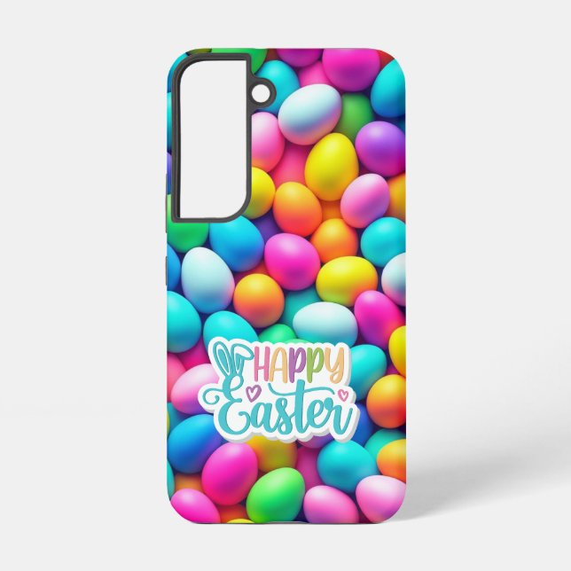 Brightly coloured Easter Egg/Spring  Samsung Galaxy S22 Case (Back)