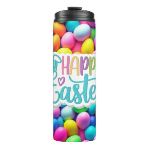 Brightly coloured Easter Egg/Spring Thermal Tumbler