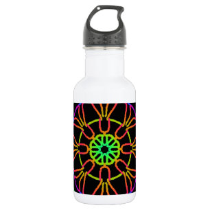 Brightly Coloured Kaleidoscope 532 Ml Water Bottle