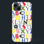 Brightly Coloured Letters by Megan Meagher iPhone 13 Case<br><div class="desc">Trying to teach your kids their abc's? Know a school that could use a little educational art in their classrooms? Then purchase this print of brightly coloured letters by Megan Meagher!</div>