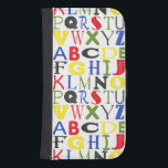 Brightly Coloured Letters by Megan Meagher Samsung S4 Wallet Case<br><div class="desc">Trying to teach your kids their abc's? Know a school that could use a little educational art in their classrooms? Then purchase this print of brightly coloured letters by Megan Meagher!</div>