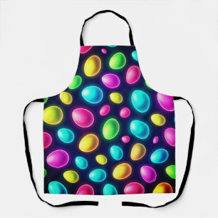 Brightly coloured/neon Easter Egg/Spring  Apron