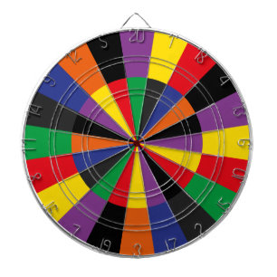 Brightly Coloured Party Dartboard Game Room