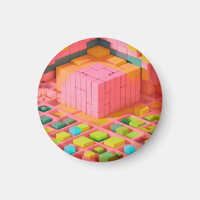 Brightly Coloured Sweetness Magnet (Front)