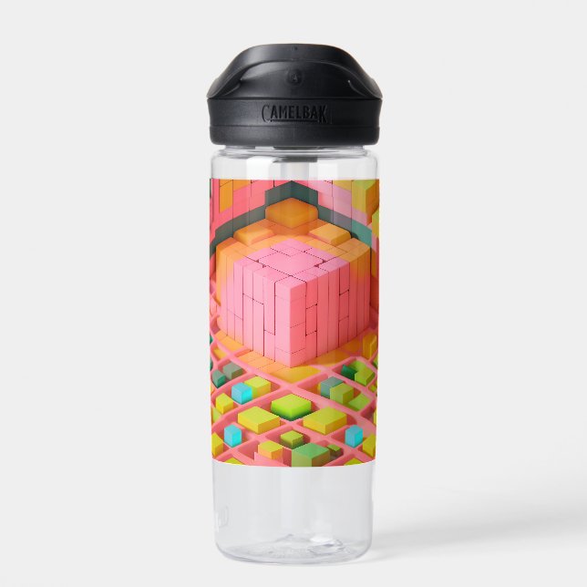 Brightly Coloured Sweetness Water Bottle (Back)