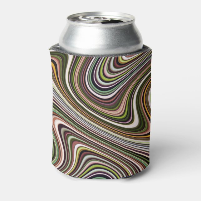 Brightly Coloured Unique Cool Can Cooler (Can Back)